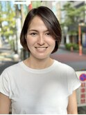 オータムブラウンショートボブ♪