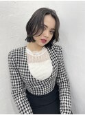 韓国風抜け感タッセルボブ