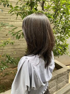 スノードロップ 高円寺店(Snowdrop) ウルフ/マチルダボブ/ピンクベージュ/インナーグレージュ/高円寺