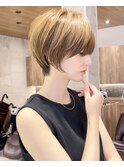 丸み美人ショート/20代30代40代/表参道【西村　公孝】