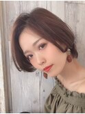 まとまりボブ　ナチュラルアッシュ　　　学芸大学