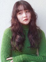 レジュアル(RESSUAL) 切りっぱなしボブエアリーロング美髪ピンクブラウン