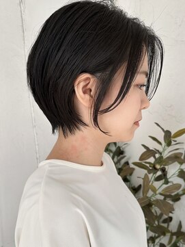トレヘアー 京都 烏丸(tRe hair) ショートボブ オージュア 20代30代40代