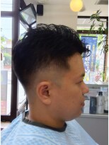 ヘアーサロン ピエロ&nbsp;0.1ミリでのフェードカット（スキンフェード）