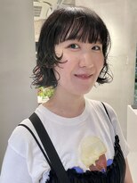 フィルムス 表参道(FILMS)&nbsp;ココアベージュ/黒髪/クラゲヘアー/オリーブグレー/ボブ/表参道