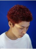 10代20代イージーパーマハイトーンメンズカット