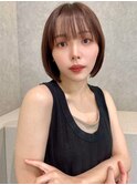 イメチェン/似合わせカット/フルバング/レッドブラウン/新宿