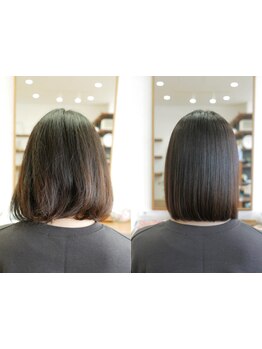 上質な仕上がりと手触りの良さに通い続けたくなること間違いなし☆まっすぐ過ぎない自然なストレートに！