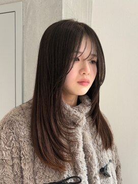 ヨーク(YOKE) 【YOKE】2wayバングレイヤーカットロングレイヤー顔まわりカット