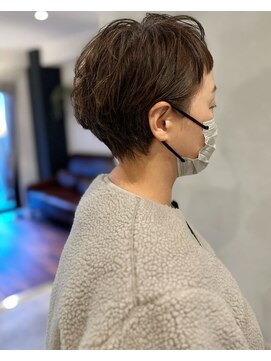 ラトリエコンタン(L´atelier Content) 【LatelierContent Yumi】アシメショート前髪ぱっつん