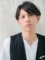 グルーミングサロン バーバー キャッスル 北浦和西口(Grooming salon Barber Castle)&nbsp;アッシュブラックツーブロックフェザーマッシュY北浦和