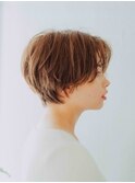 外人風ハンサムショート