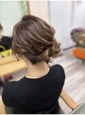 アップヘアアレンジ