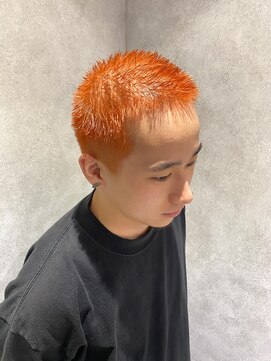 クオルヴィラ 立川北口(QOL villa) オシャレボウズハイトーンショートオレンジカラー