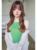 ロングレイヤー　くびれ巻き