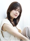 内巻きレイヤー*レイヤーカット*ロングレイヤー*前髪*白髪染めOK