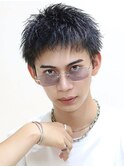 爽やかダウンバングショート黒髪