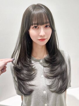 ノエシキカ(noe sikika) ミディアムヘア/暗めカラー/グランマッシュ/栄s22