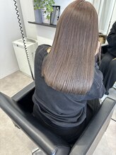 【韓国サラ艶縮毛矯正】クセが強い方はナチュラル縮毛矯正でしっかり伸ばしてサラサラ髪に♪