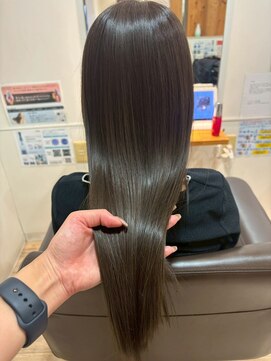ヘアショップ エヌアンドエー 久喜菖蒲店(hair shop N&A) 触れたくなるような、なめらかシルクストレート/艶感/Aujua