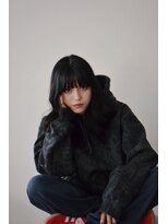 シーン(SCENE)&nbsp;[天神今泉/黒髪カタログ/クラゲヘアー/オリーブグレー]