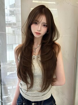 キティー サカエ(kiti SAKAE) グレージュ/レイヤーカット/ハッシュカット/オリーブベージュ/栄