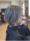 海外ヘアーハッシュカットレイヤーカット