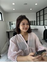 クロス ツー(COROSS2) 韓国ボブ/大人可愛い/ラベンダーピンク/イルミナカラー