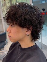 フィフス 大分(fifth) 大分波巻きスパイラルパーマメンズカットラウンドマッシュウルフ