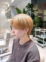 ノラ ウメダ(NORA UMEDA) ベージュカラー×シースルーマッシュ