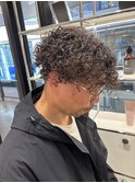 ショートアフロ