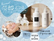 タヤ ザ ベーシックス フクオカテン(TAYA THE BASICS FUKUOKA)の雰囲気(高濃度の炭酸で頭皮環境を整える、オススメの頭皮ケアメニュー。)