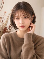 ノイ(neu) ショートボブ/丸みボブ/ボブ/デザインカット/似合わせ/透明感