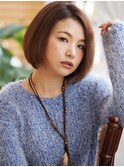 定番のショートボブにツヤ感とクールさを乗せて☆【新小岩】