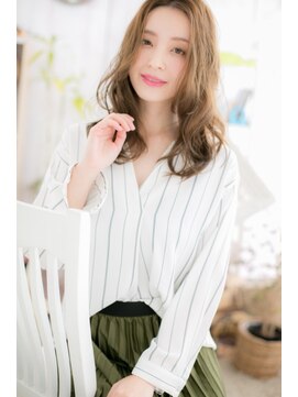 ヘアアンドビューティー ミック(Hair & Beauty miq) アンニュイムードの、大人センターパート(miq阿佐ヶ谷)