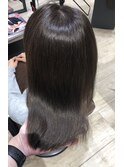 バイレットアッシュカラーでツヤ髪