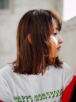 プロデュース 相模原店(Produce) デザインカラー♪切りっぱなしボブ♪シースルー