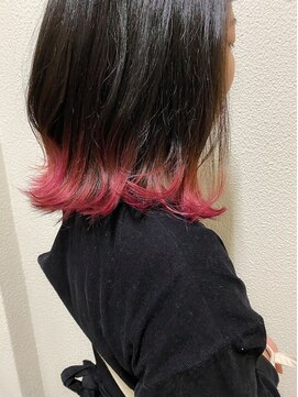 ヌメロオオサカ(Numero OSAKA) 裾ピンクボブ