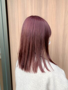 ユッカ エコル 塚口(YUCCA ekolu) ekolu/塚口/透け感うる艶ピンク/ケアブリーチ/透明感カラー