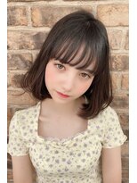 リークフー(Ree cu fuu)&nbsp;大人かわいい外ハネボブにミルクティーカラー♪藤沢