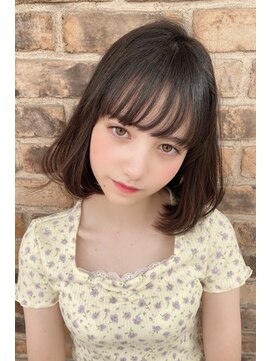 リークフー(Ree cu fuu) 大人かわいい外ハネボブにミルクティーカラー♪藤沢