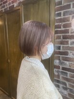 エイミー(Aimee)&nbsp;Aimee　町田　髪質改善ショートボブ×ピンクブラウン