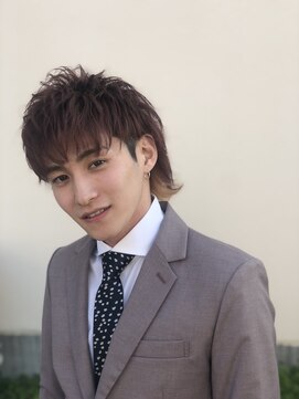 hair salon 華化 マッシュウルフ