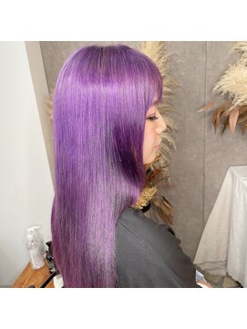 ヘアーデザインルアナ(Hair design Luana.) 【細澤ほそぴー】ヴァイオレットピンク