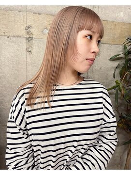 ウェウェ(wewe) 顔まわりレイヤー/ケアブリーチ/ミルクティー