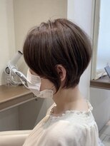 アッシュ 大泉学園店(Ash) 【白髪ぼかしハイライト】大人可愛いショートボブ