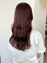 ヘアーアイストゥーレ(HAIR ICI TRE)&nbsp;ブリーチなし暖色カラー ピンクカラー チェリー 担当渡辺聖