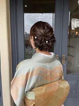 ラポール(RAPPORT) お呼ばれヘアセット/和装シニヨン