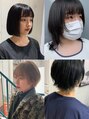 アグ ヘアー ビヨンド 戸塚店(Agu hair beyond) 顔周りのスタイル作りやラインの出るスタイルも好きです。