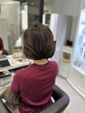 モードケイズブラン(MODE K's Blanc) ioLu髪質改善トリートメント×カラー【六甲道/白髪ぼかし】